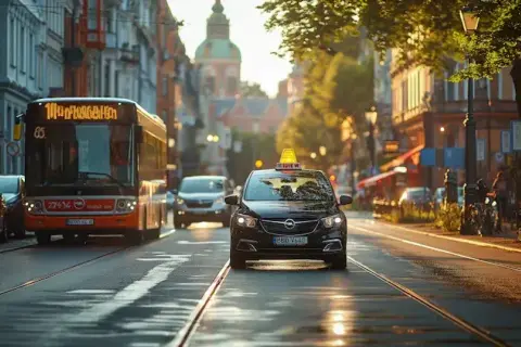 Czy taxi może jechać buspasem? Poznaj ważne przepisy i zasady